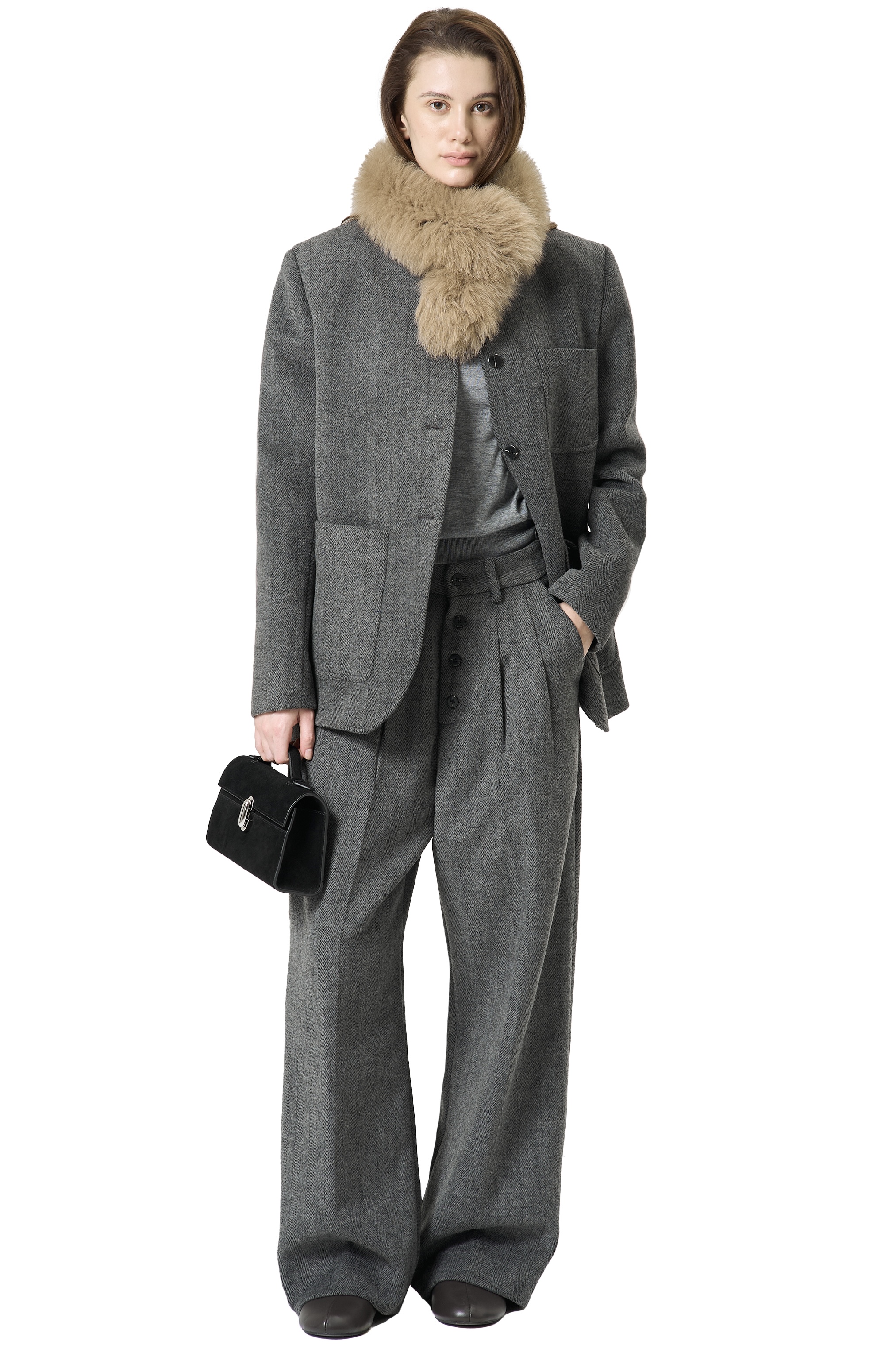 FRETTE JACKET - GREY