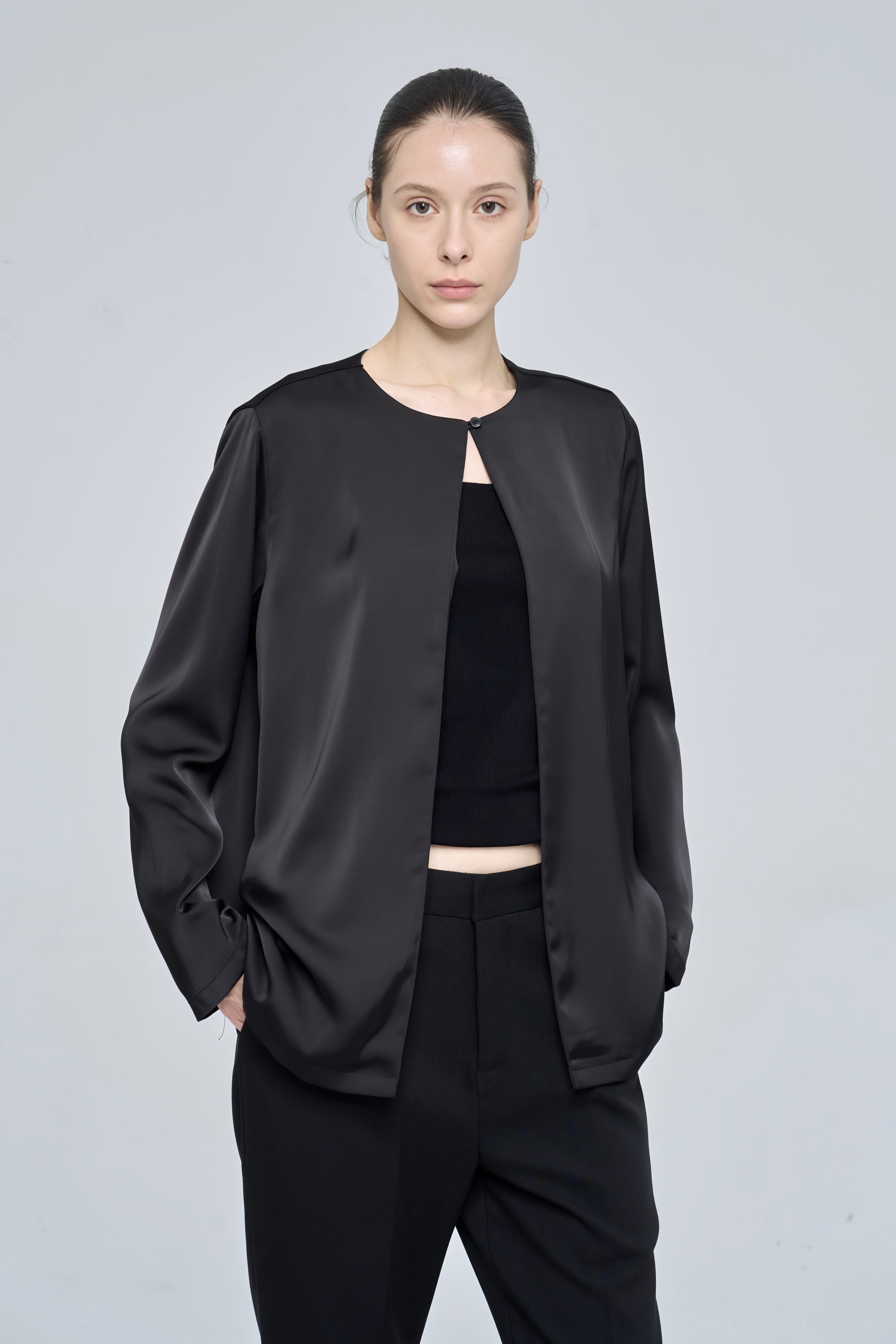 POLINA SHIRT - BLACK