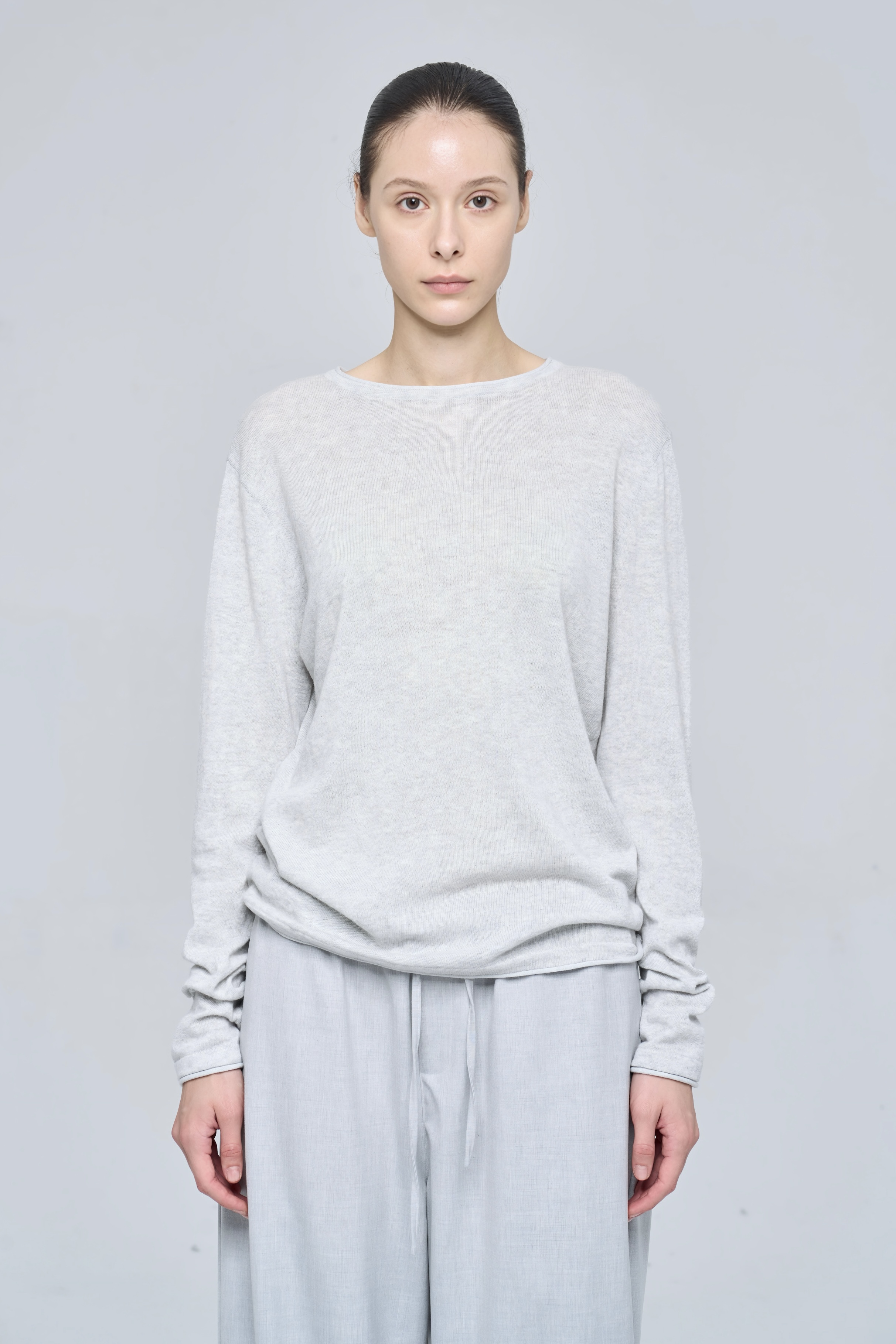 STEVE TOP - LIGHT GREY
