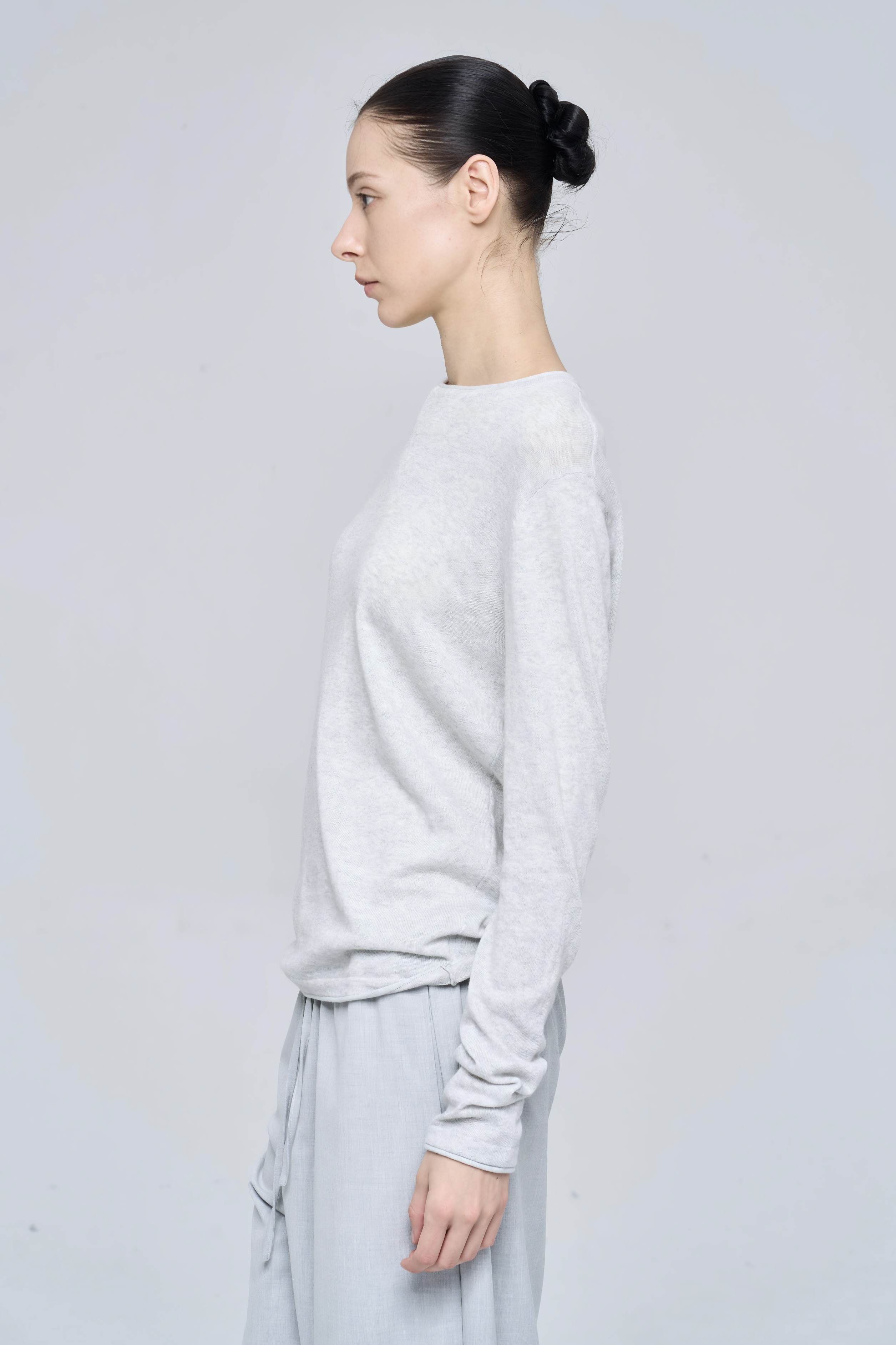 STEVE TOP - LIGHT GREY