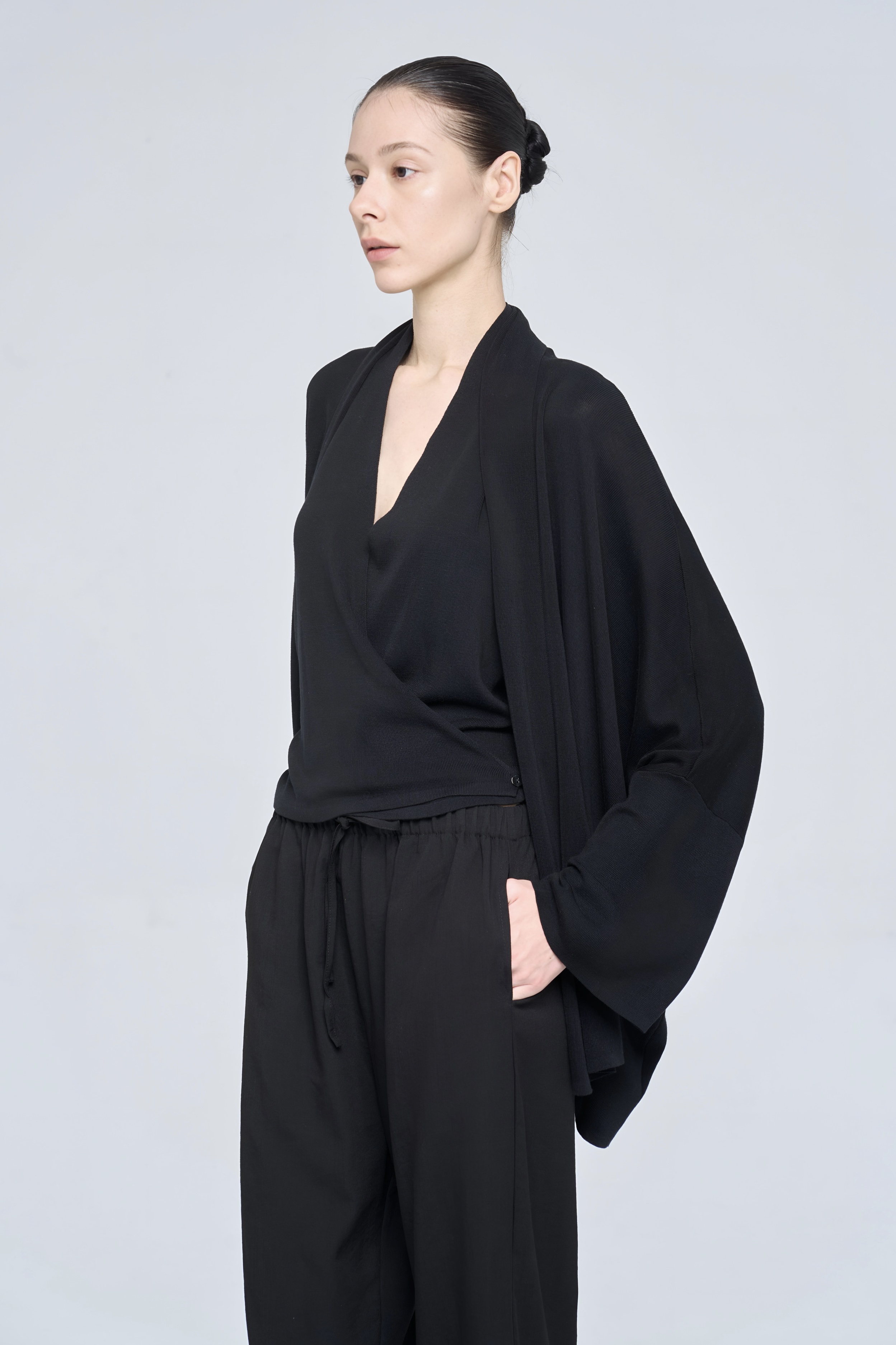 LILOU CARDIGAN - BLACK