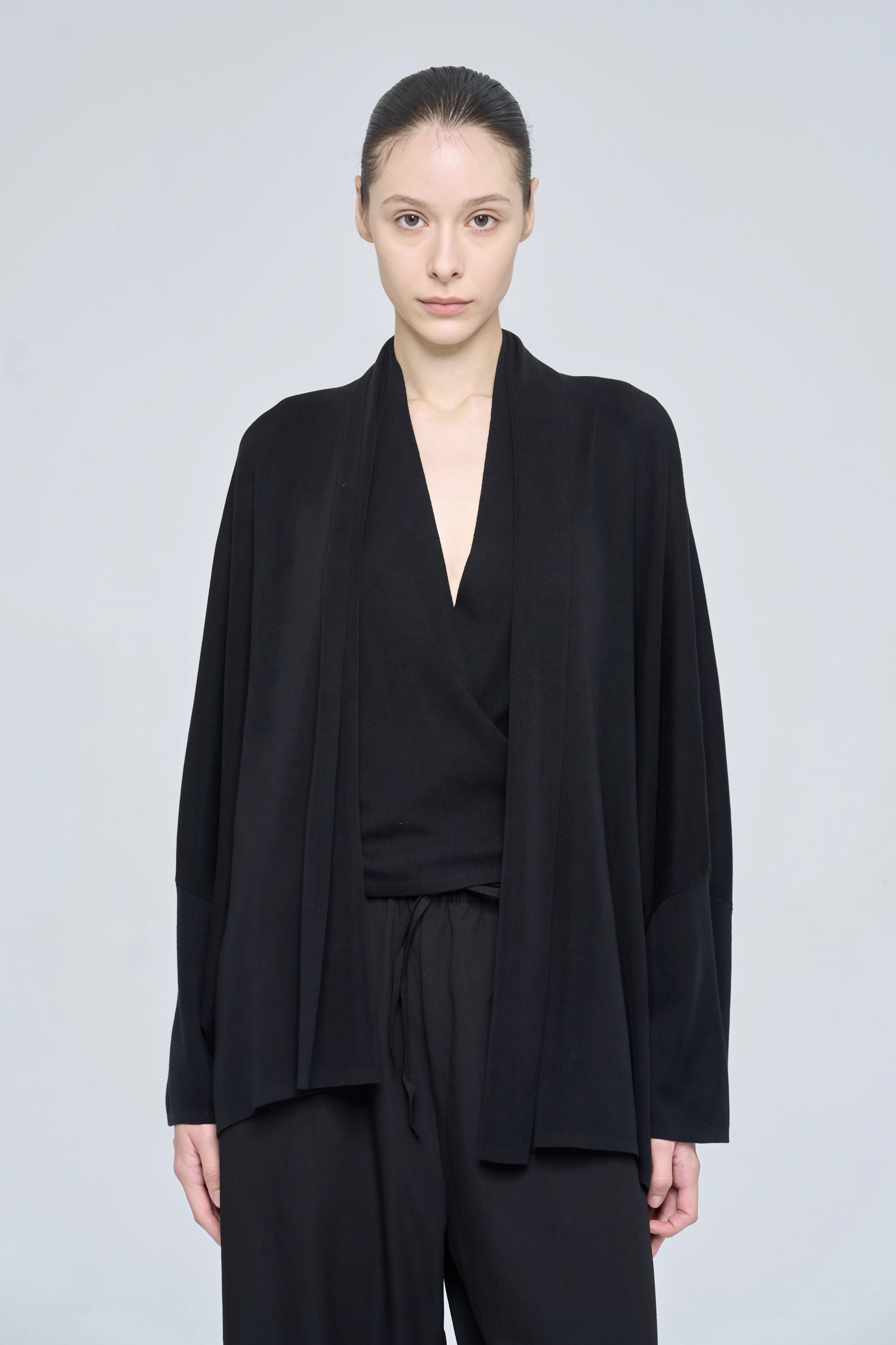 LILOU CARDIGAN - BLACK