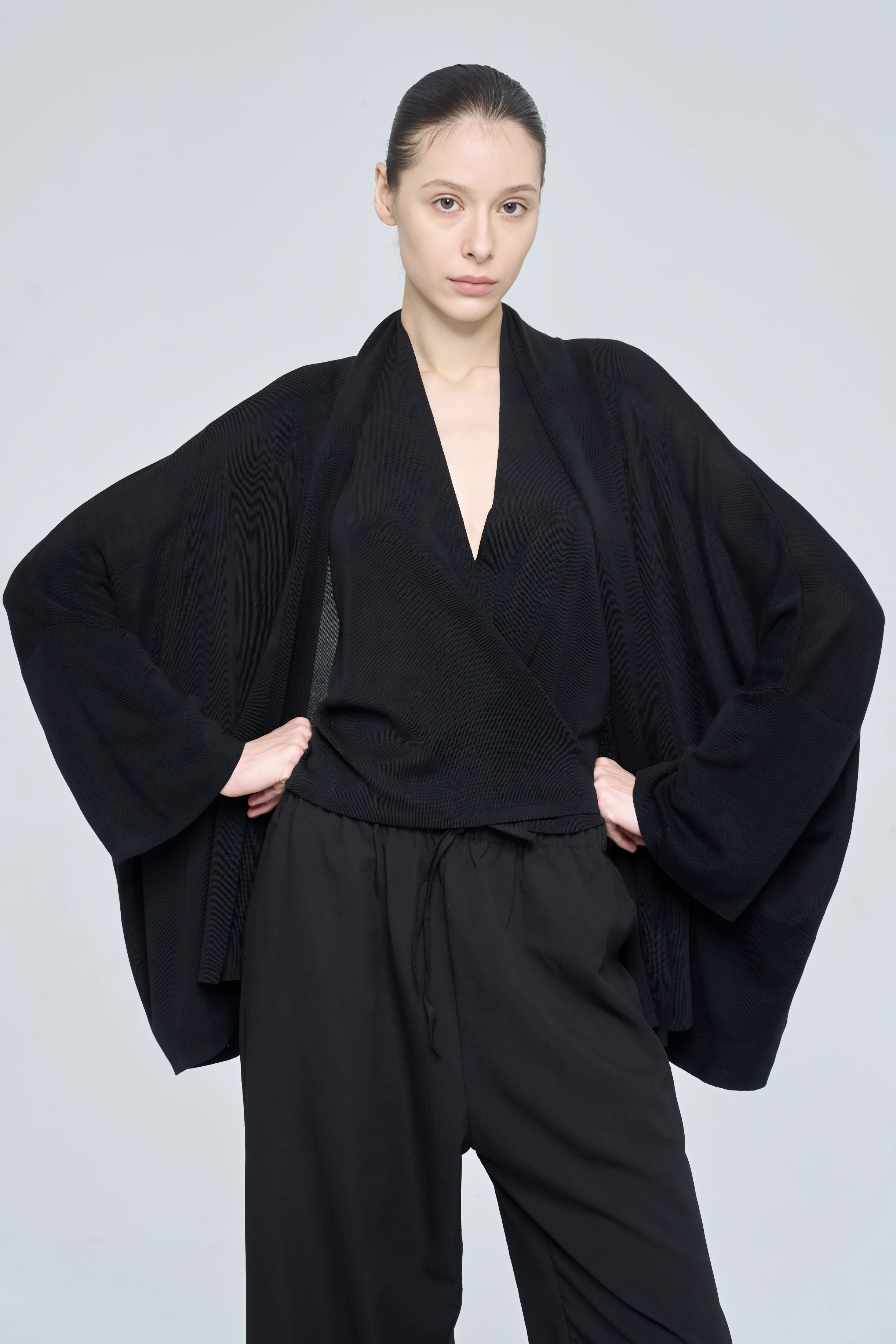 LILOU CARDIGAN - BLACK