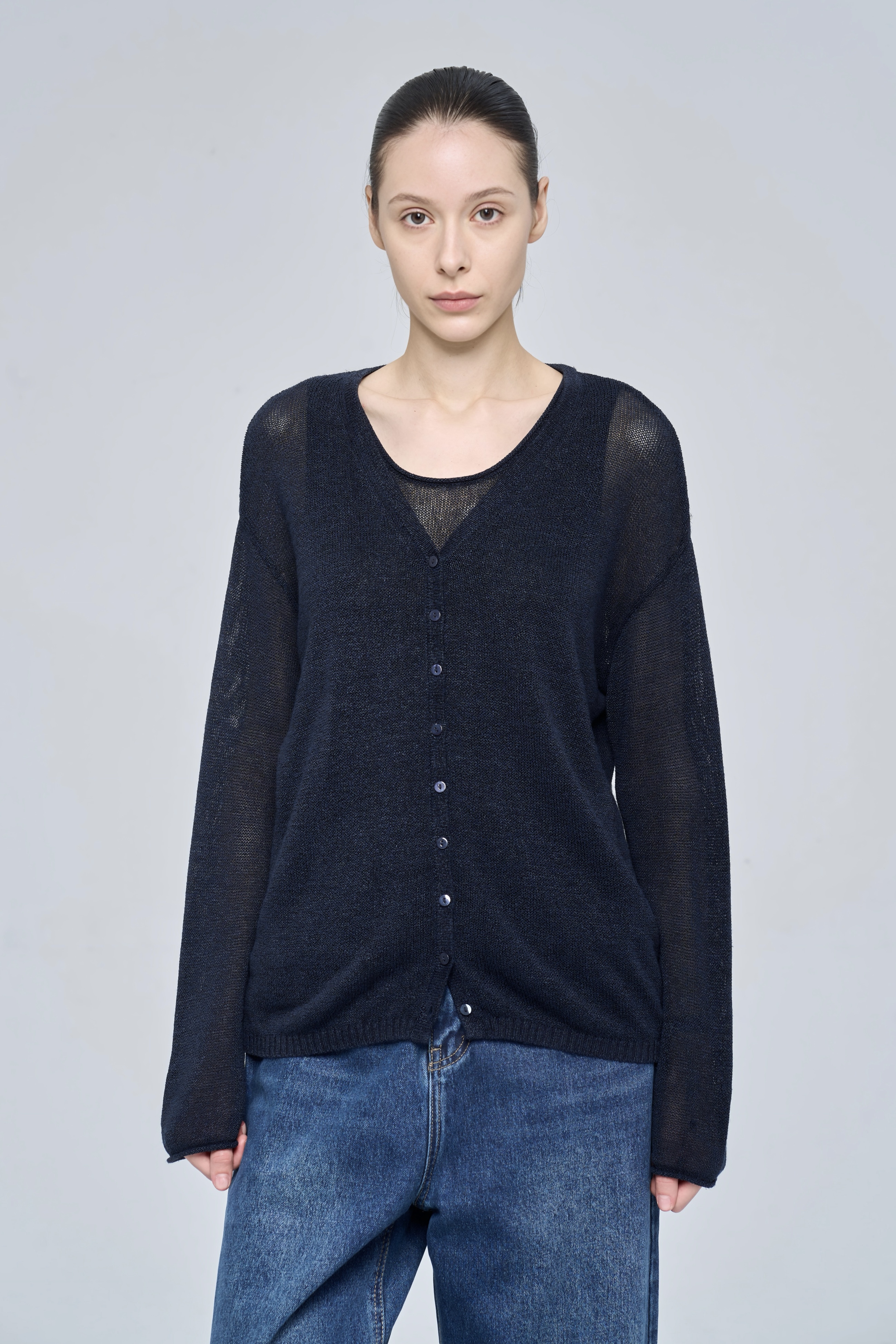 DAY CARDIGAN - NAVY