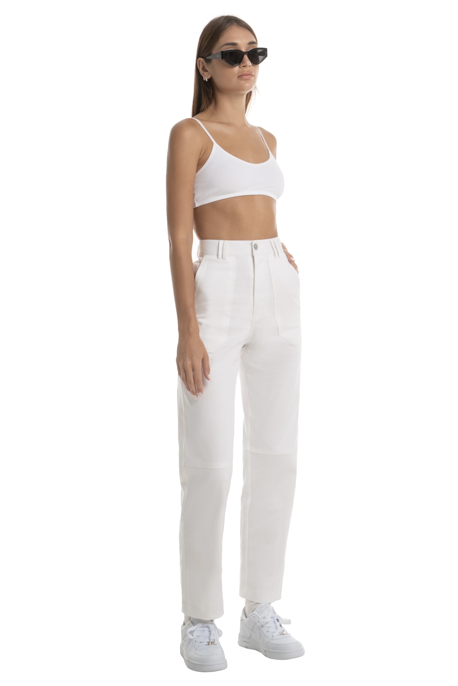 COTTON CLASSIC BRA - WHITE