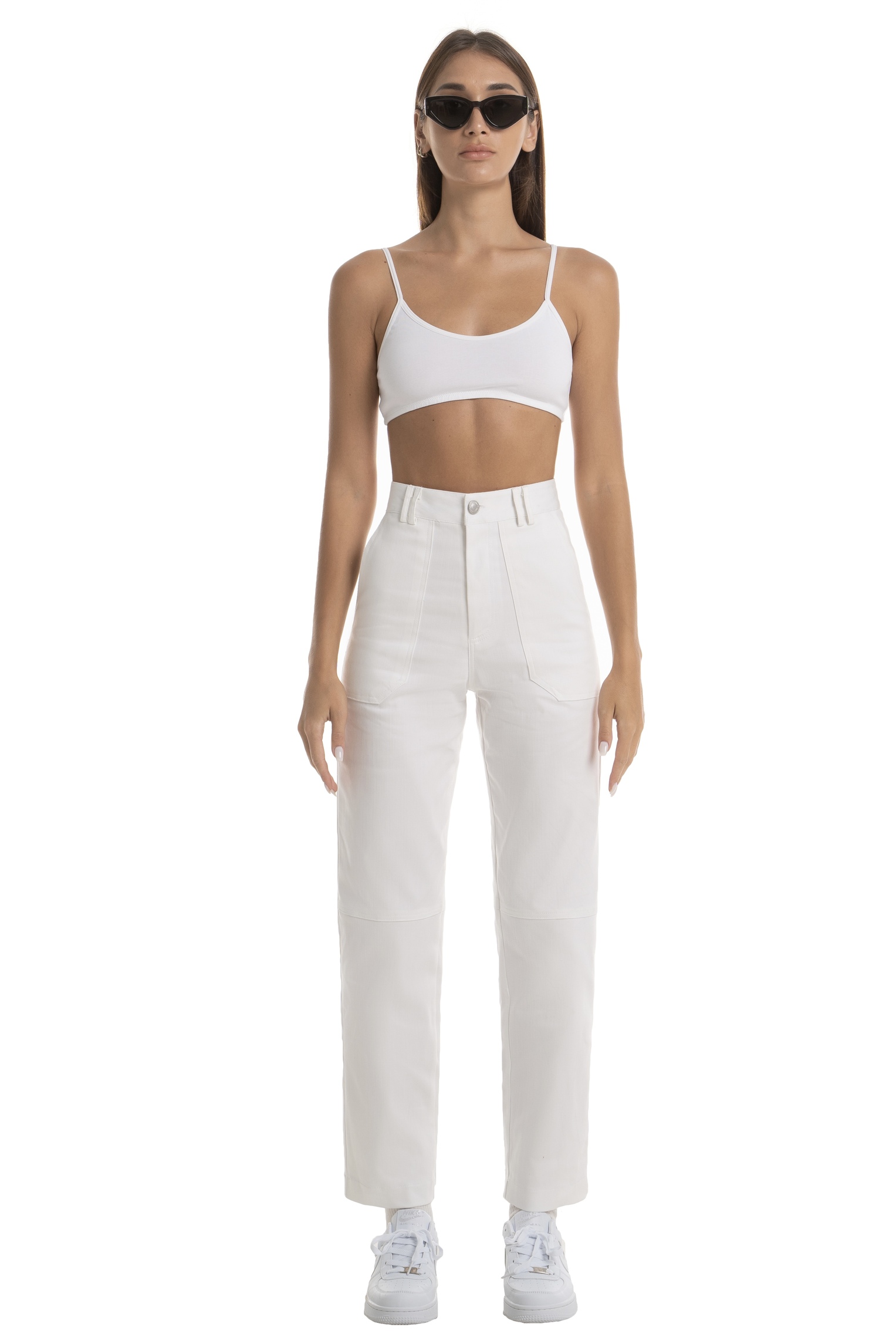 COTTON CLASSIC BRA - WHITE