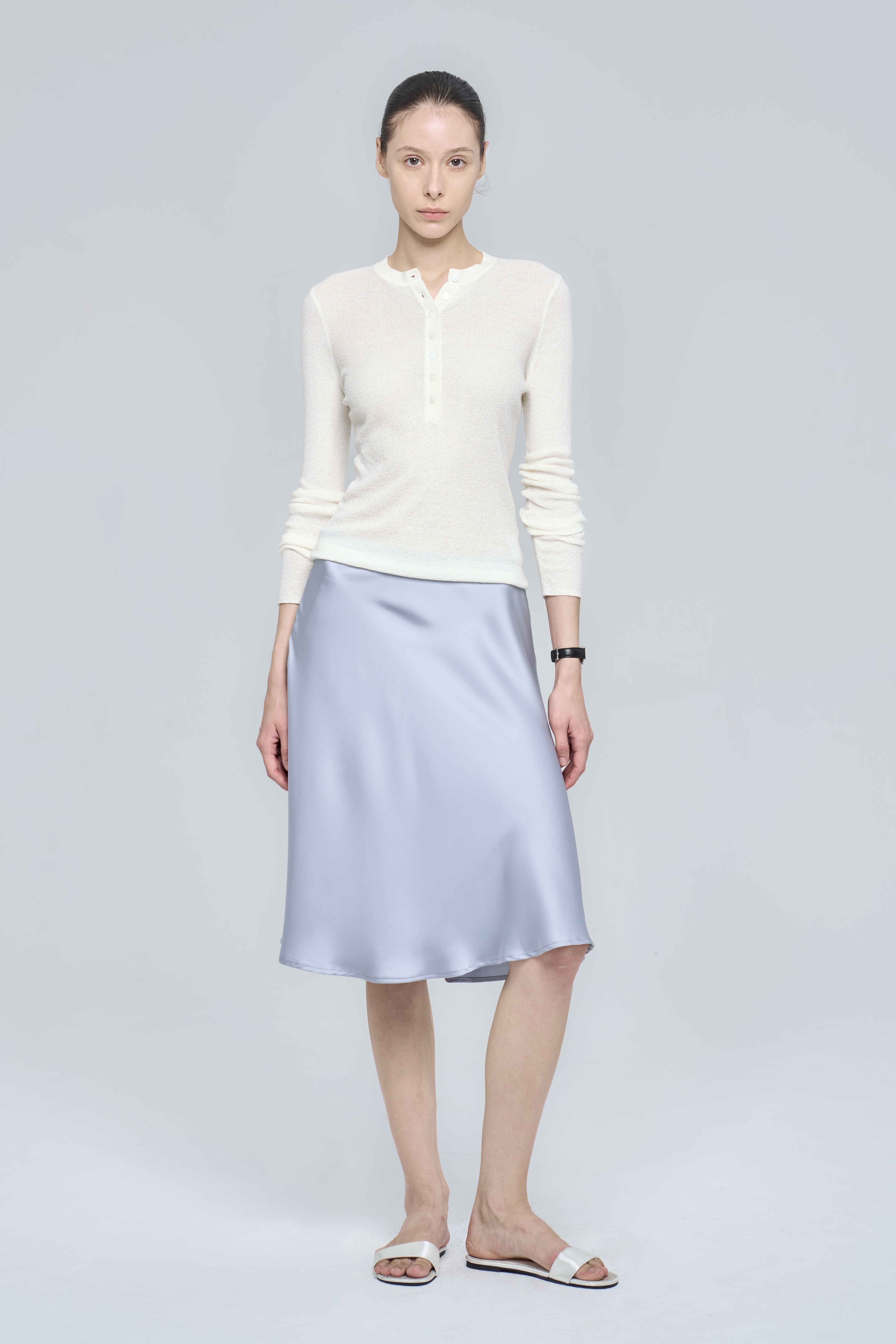 FLAVIE SKIRT - TRIDENT GREY