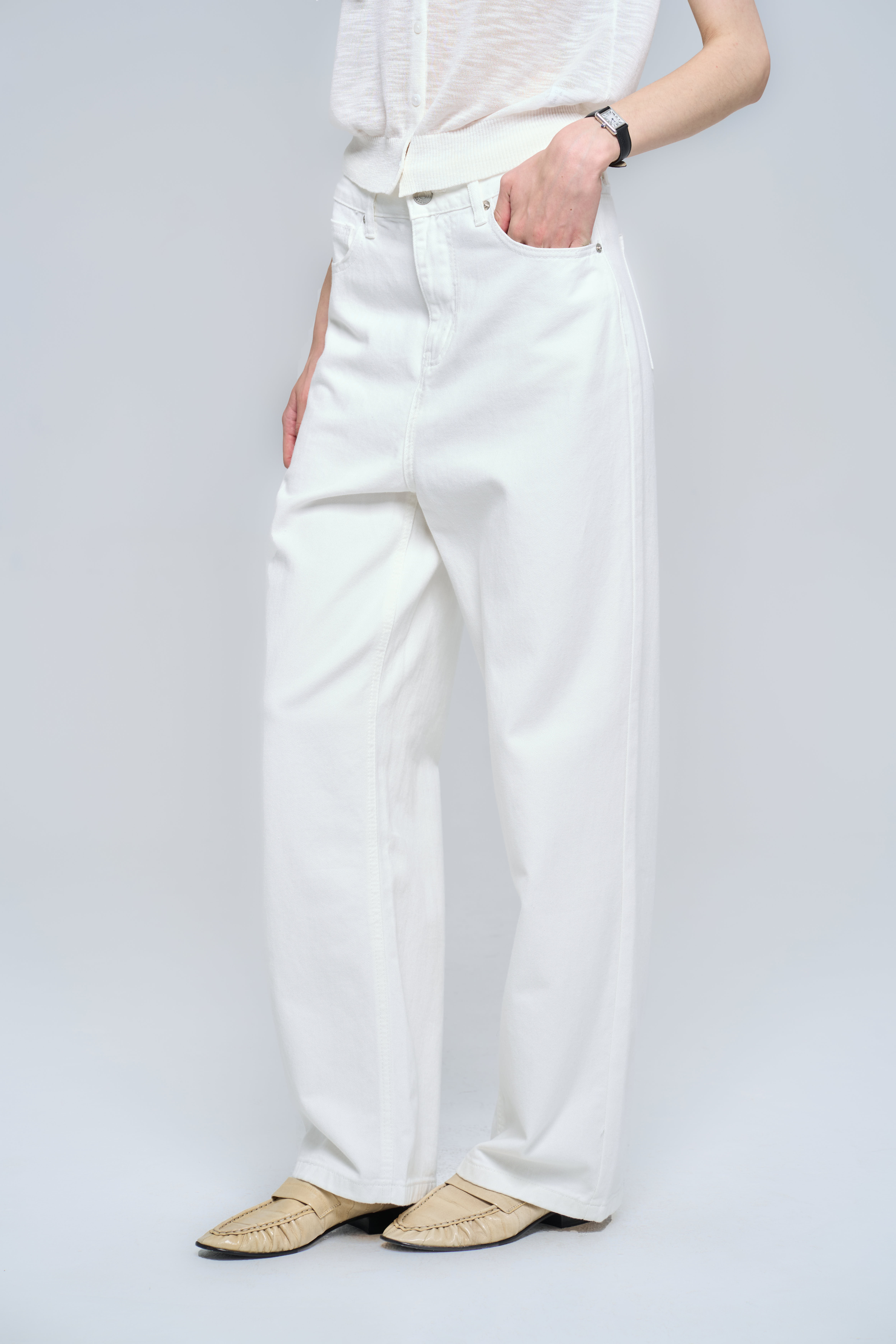 HOPPER JEANS - WHITE