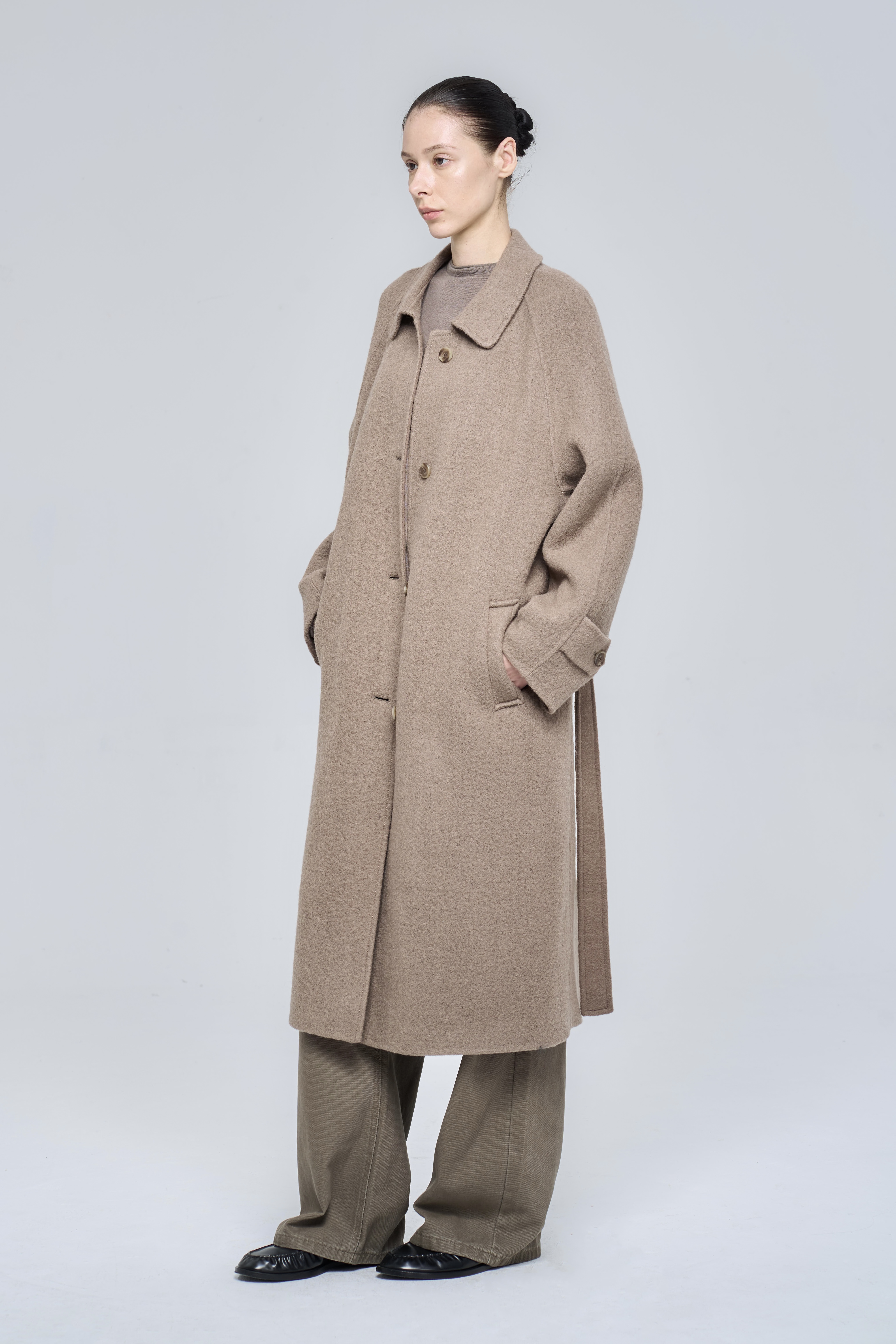 BRISTON COAT - TAUPE