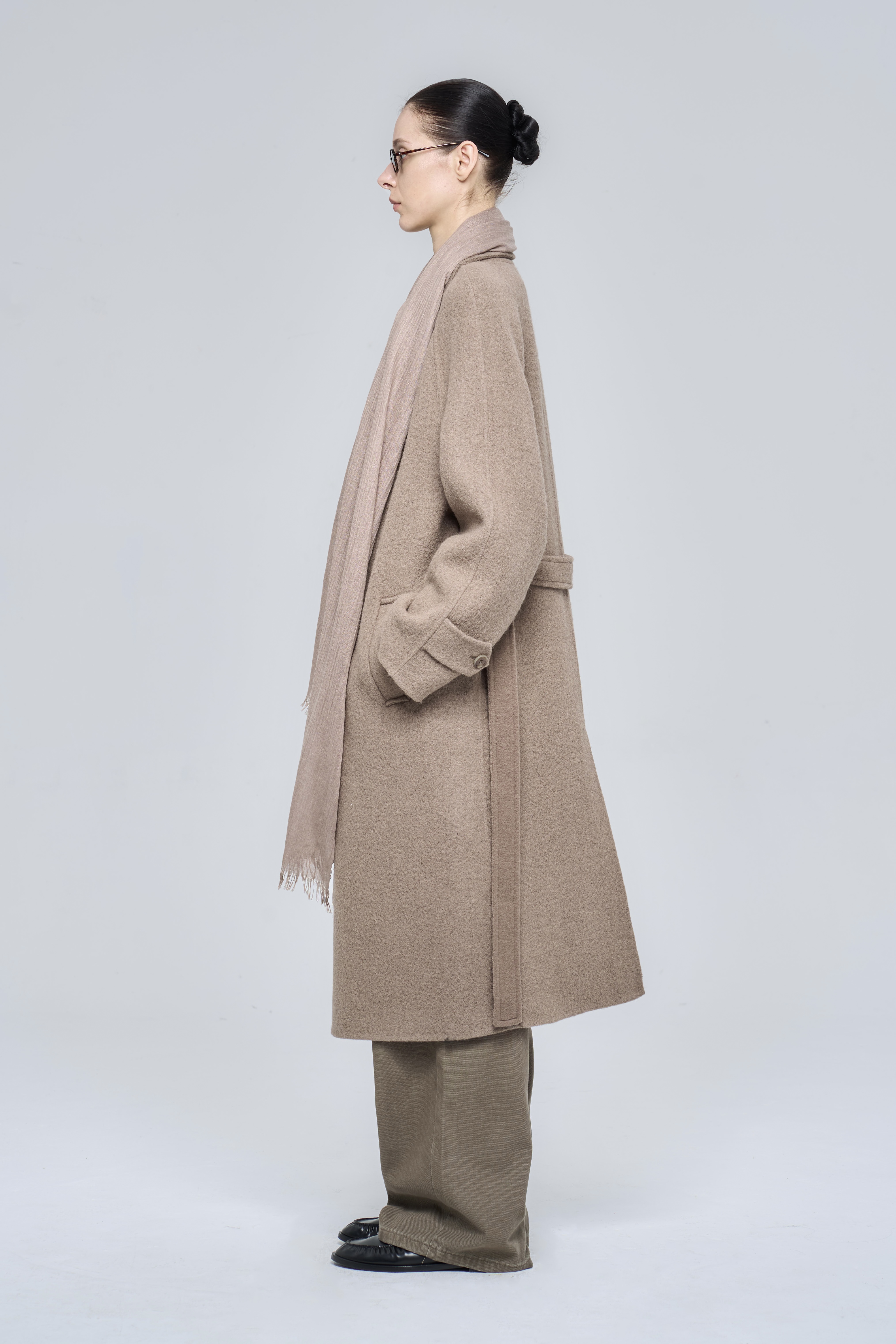 BRISTON COAT - TAUPE