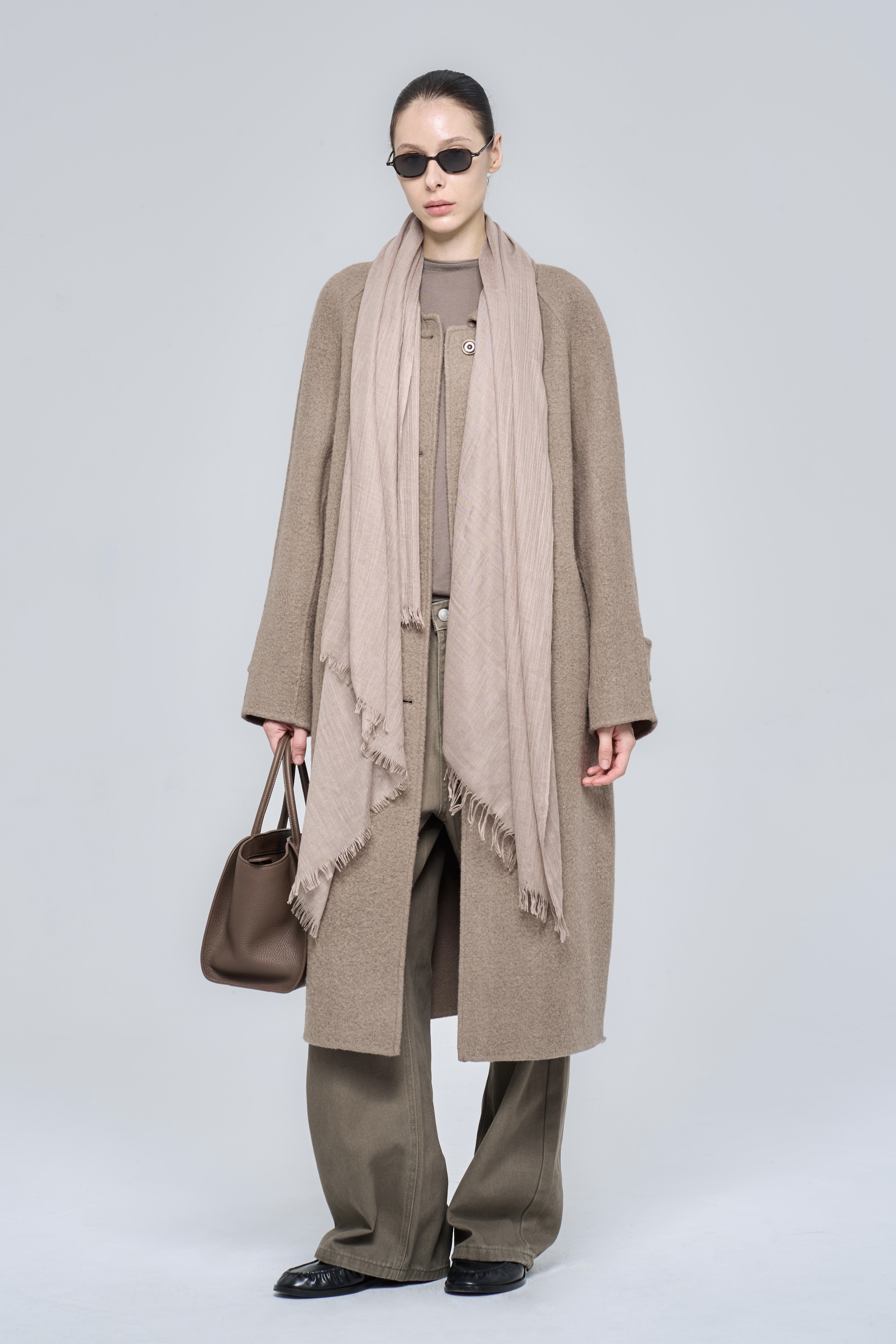 BRISTON COAT - TAUPE