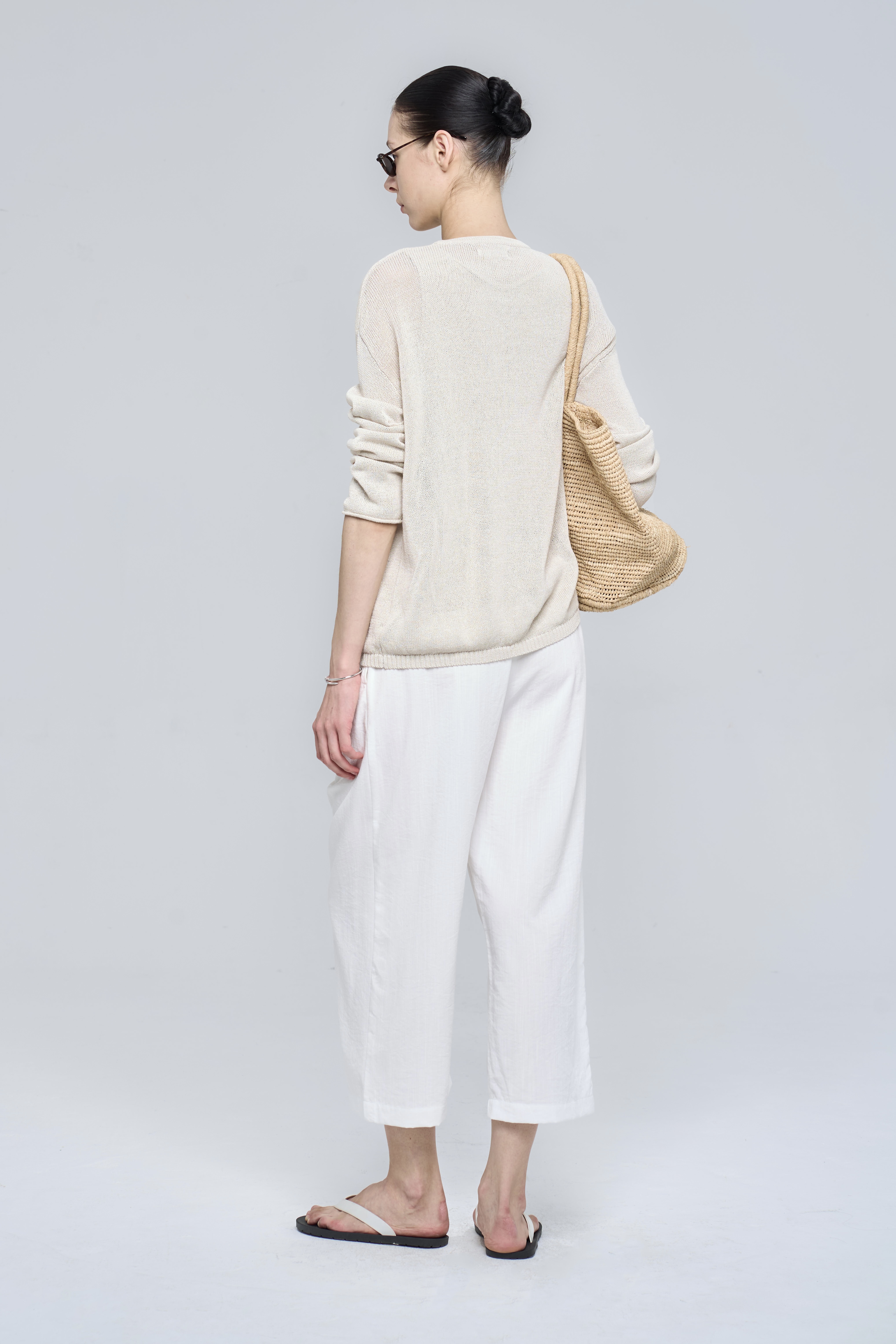 ELIO PANT - WHITE