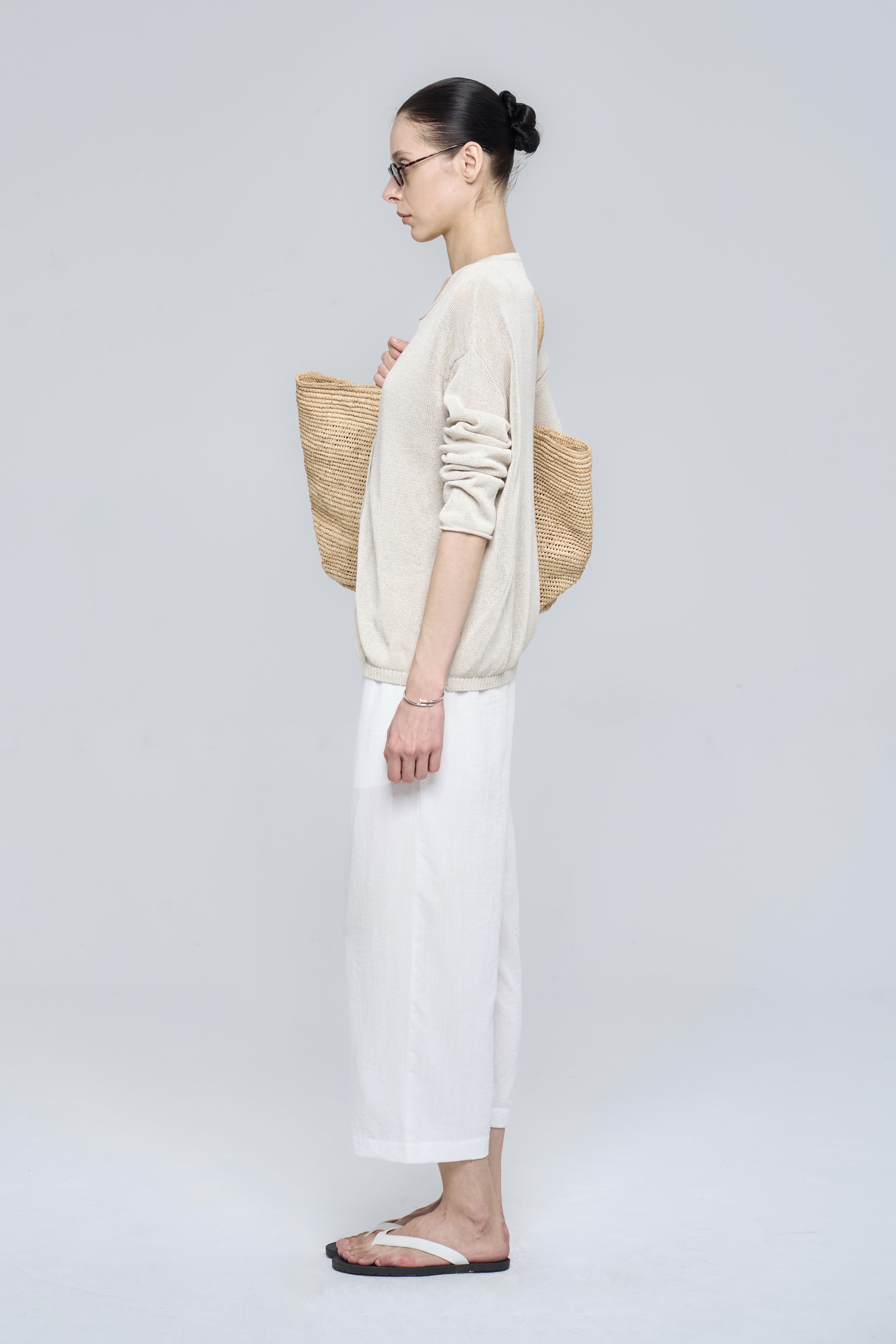ELIO PANT - WHITE
