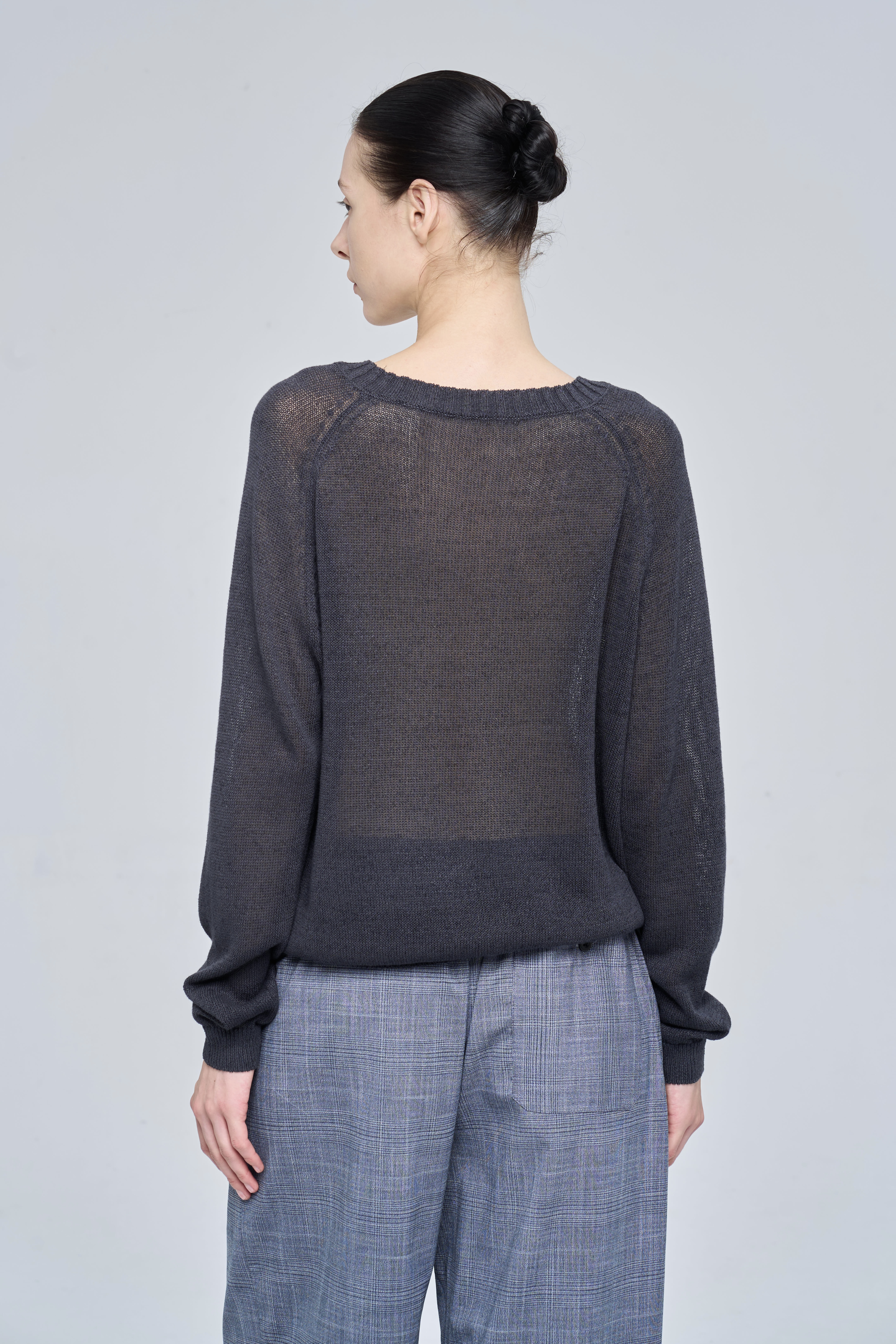 CLOVER TOP - CARBON